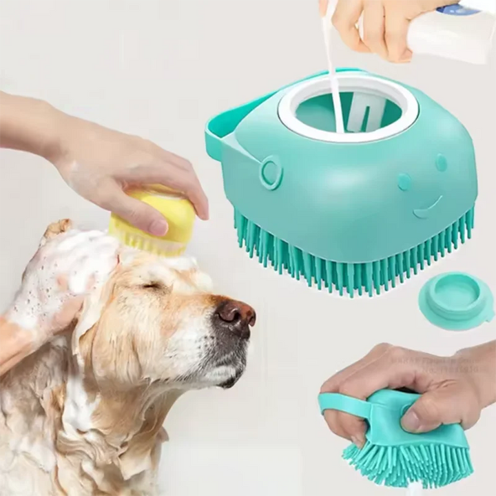 Cute Dog Bath Brush