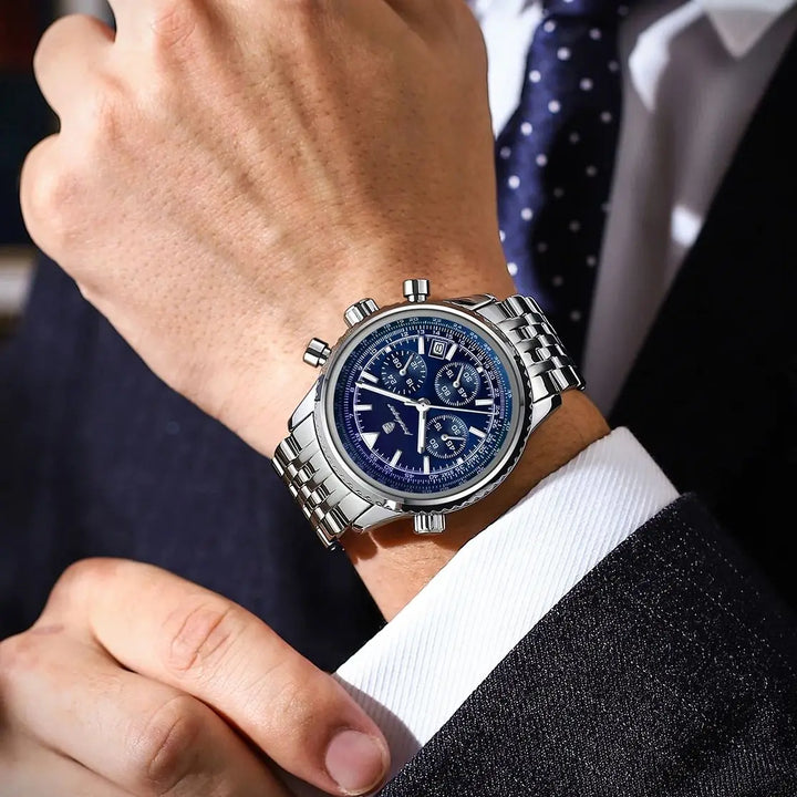 Poedagar Men Luxury Brand Watch