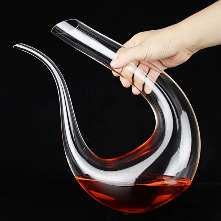 Crystal U-shaped 1500ml Wine Decanter
