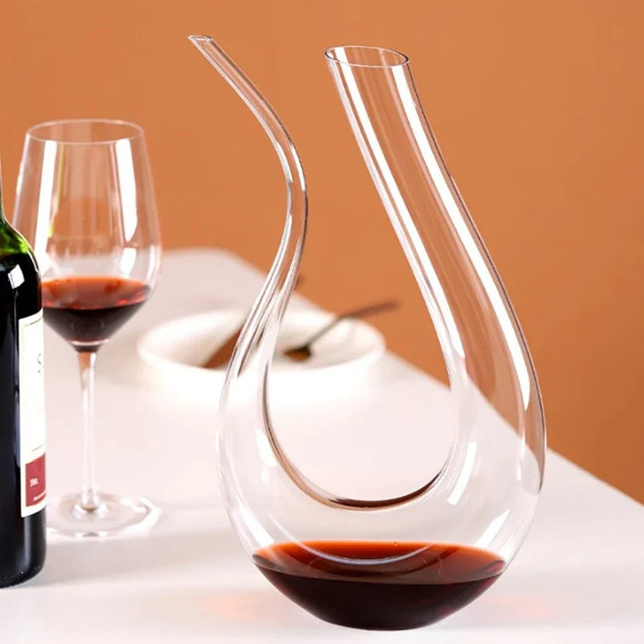 Crystal U-shaped 1500ml Wine Decanter