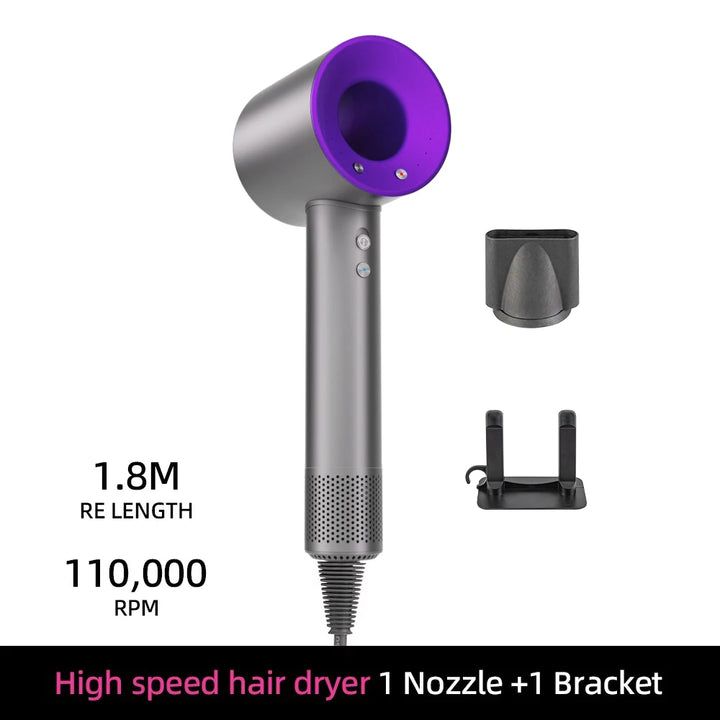 Silent Hair Dryer With Ions and High Speed