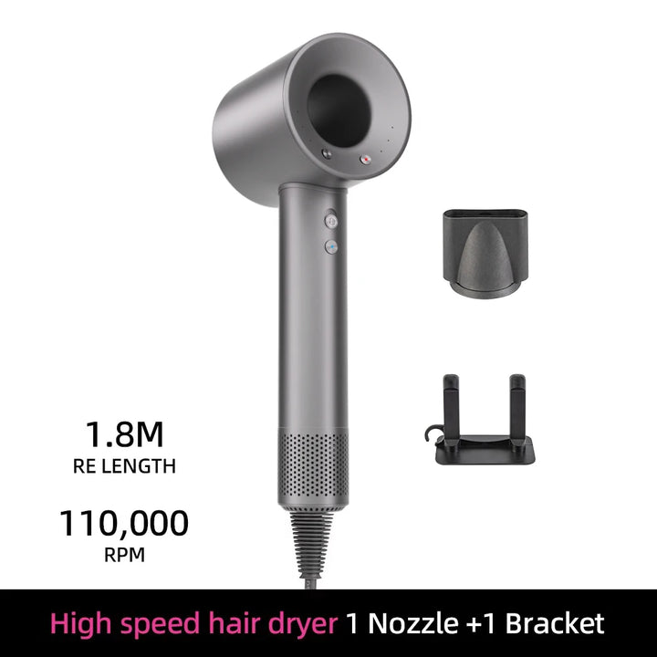 Silent Hair Dryer With Ions and High Speed