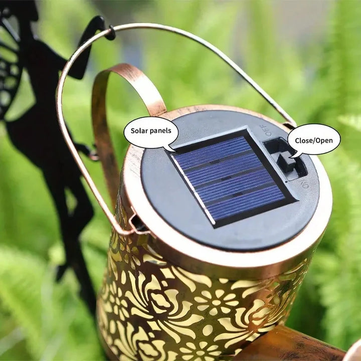 Solar Powered Waterproof Vintage Garden Light