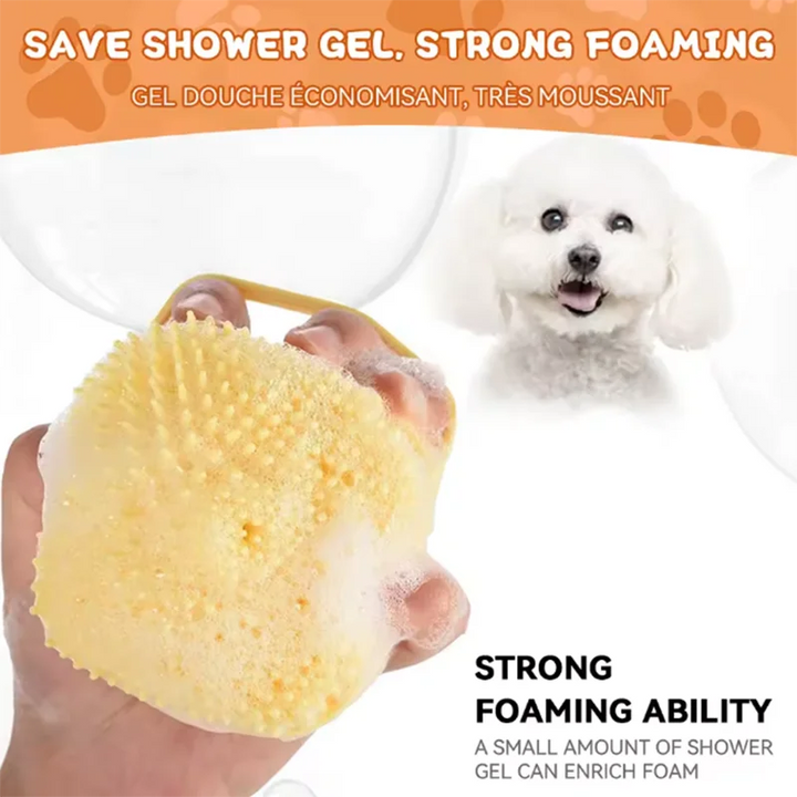 Cute Dog Bath Brush