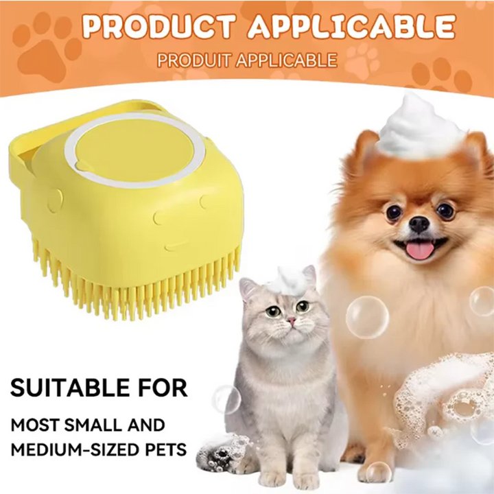 Cute Dog Bath Brush
