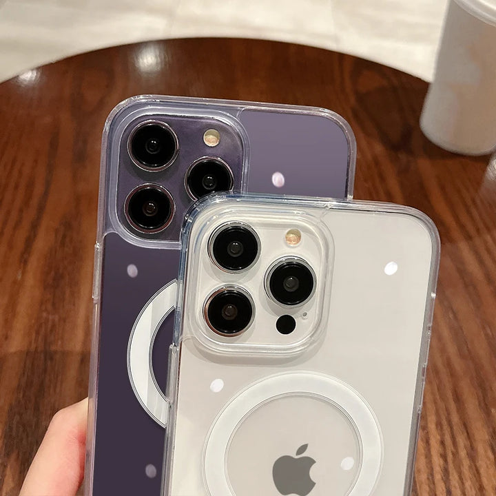 Luxury Magnetic Clear Aurion Case for iPhone
